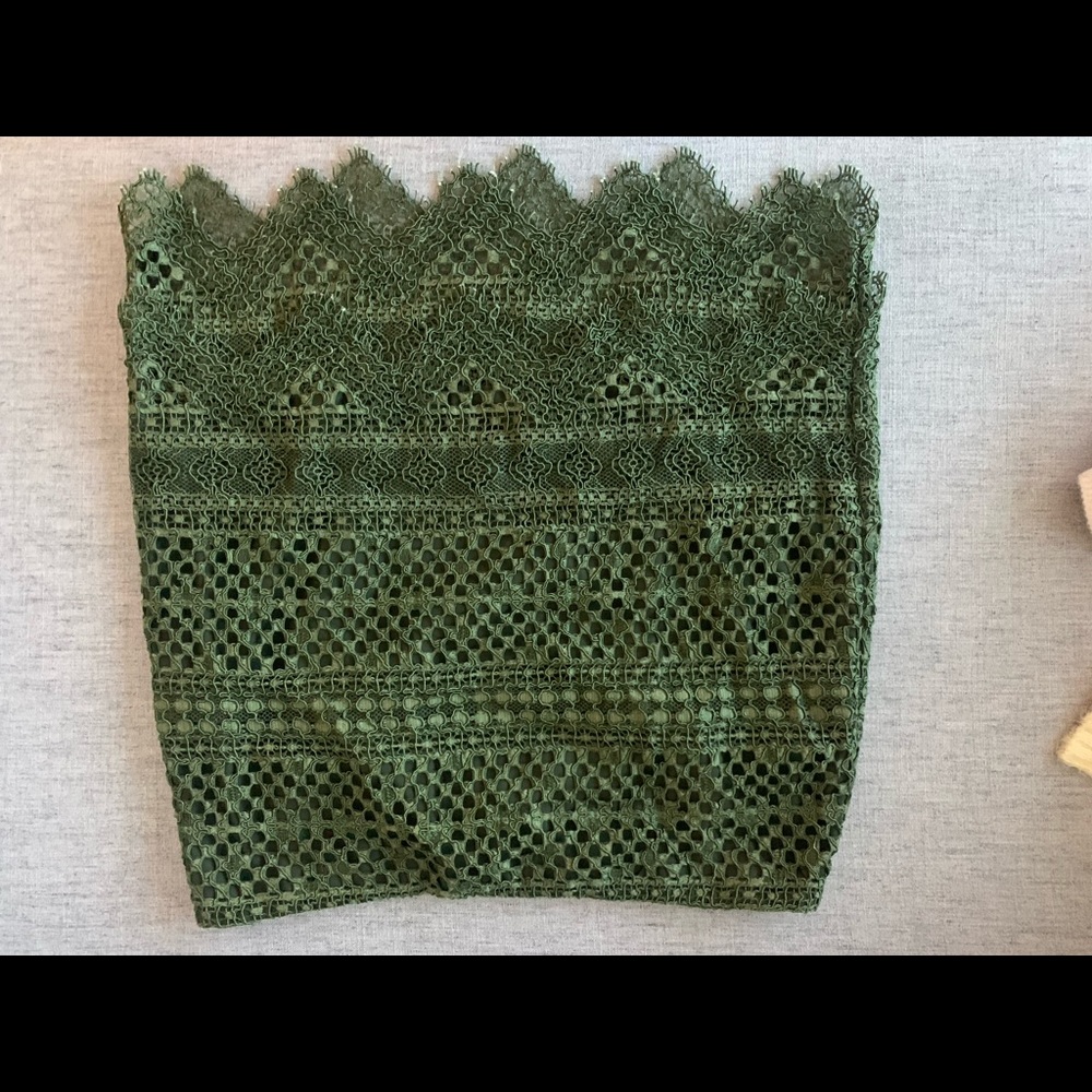 Beautiful Green Lace Skirt-size 4p